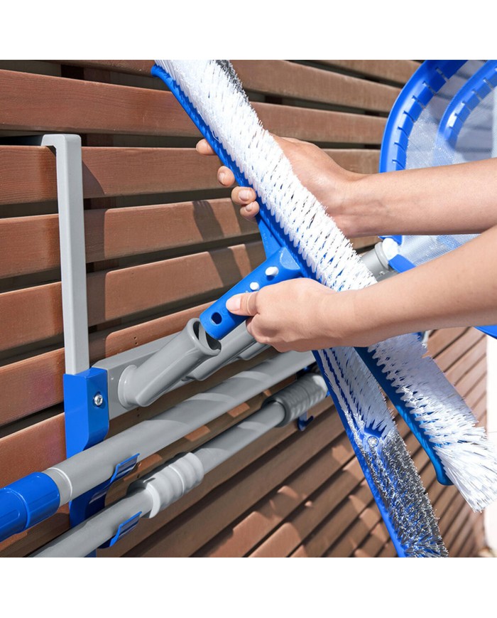 Bestway Organizzatore Accessori Acciaio e Abs Piscina e Giardino 58674