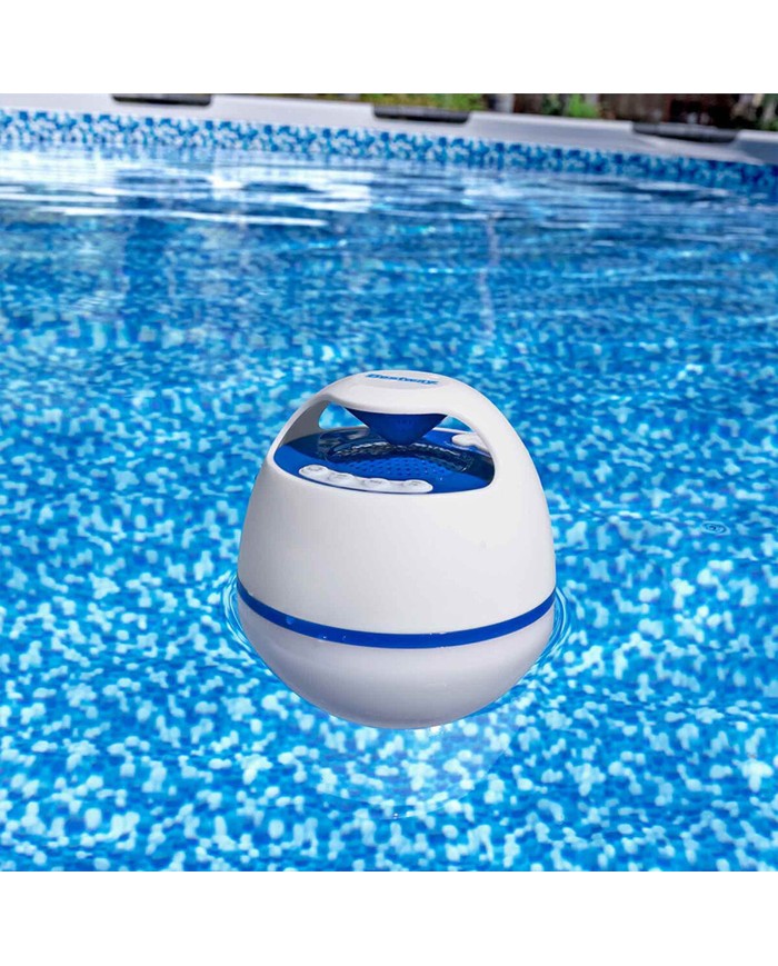 Bestway Altoparlante Bluetooth Luci Led Galleggiante Piscina e Giardino 58700 Bestway Altoparlante Bluetooth Luci Led Galleggiante Piscina e Giardino 58700
