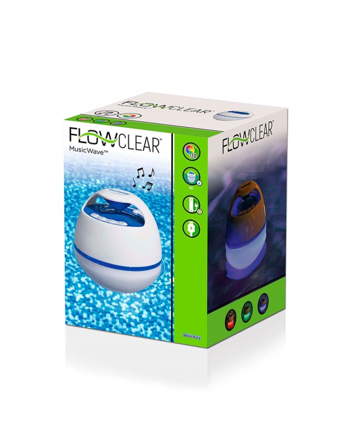Bestway Altoparlante Bluetooth Luci Led Galleggiante Piscina e Giardino 58700 Bestway Altoparlante Bluetooth Luci Led Galleggiante Piscina e Giardino 58700