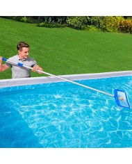 Bestway Telescopio Piscina in Alluminio 457 cm Retrattile Giardino 58702