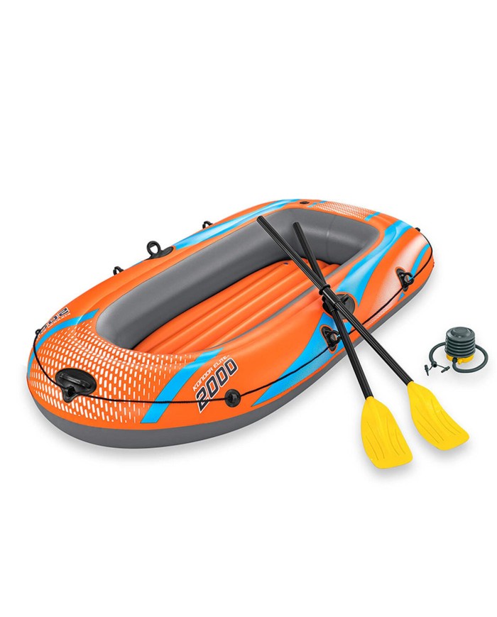 Bestway Barca Set Kondor Elite 2000 196x106x31 cm Tempo Libero 61141 Bestway Barca Set Kondor Elite 2000 196x106x31 cm Tempo Libero 61141