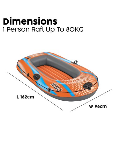 Bestway Barca Kondor Elite 1000 162x96x29 cm Tempo Libero 61135