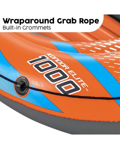 Bestway Barca Kondor Elite 1000 162x96x29 cm Tempo Libero 61135