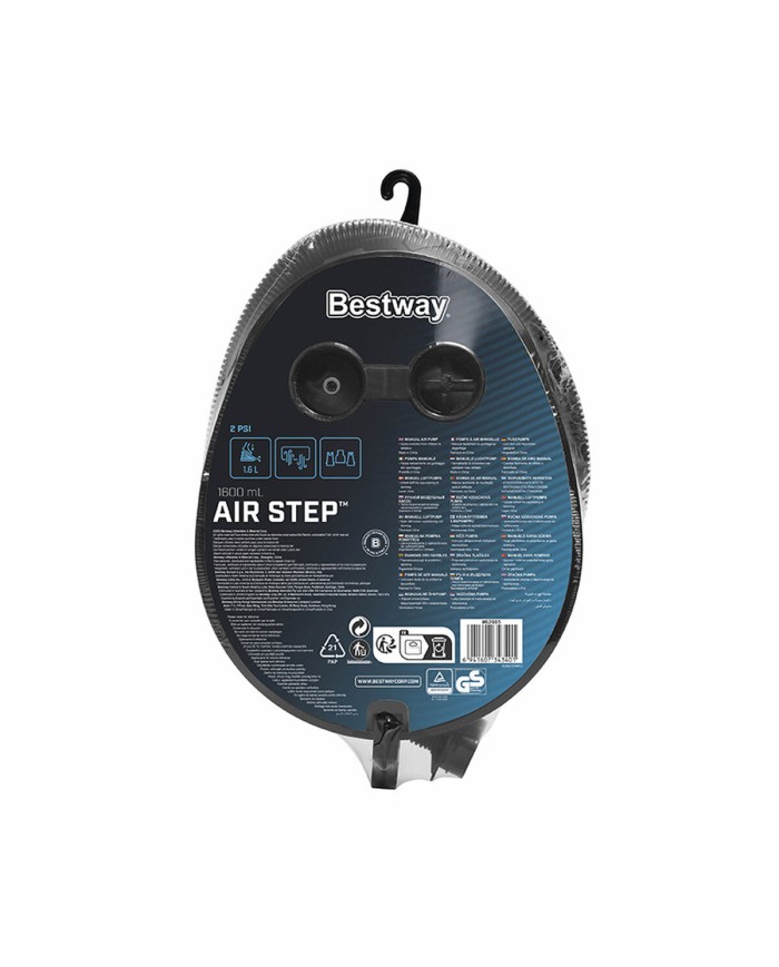 Bestway Gonfiatore a Pedale 5L 28x22 cm Retrattile Gonfiabile e Campeggio 62005 Bestway Gonfiatore a Pedale 5L 28x22 cm Retrattile Gonfiabile e Campeggio 62005