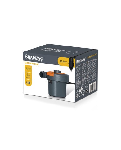 Bestway Gonfiatore Elettrico Presa e Accendisigari 490 Litri/Minuto Gonfiabile e Camping 62142 Bestway Gonfiatore Elettrico Presa e Accendisigari 490 Litri/Minuto Gonfiabile e Camping 62142