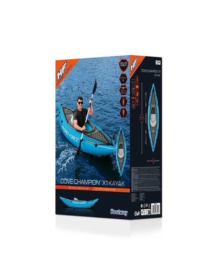 Bestway Kayak Singolo Hidro-Force 275x102 cm Tempo Libero 65115