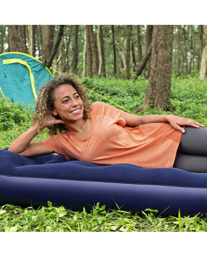 Bestway Materasso Singolo Junior con Gonfiatore a Pedale 185x76x28 cm Gonfiabile e Camping 67223