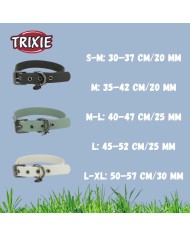 Collare per Cani Trixie CityStyle Nero S/M 30-37 cm Collare per Cani Trixie CityStyle Nero S/M 30-37 cm