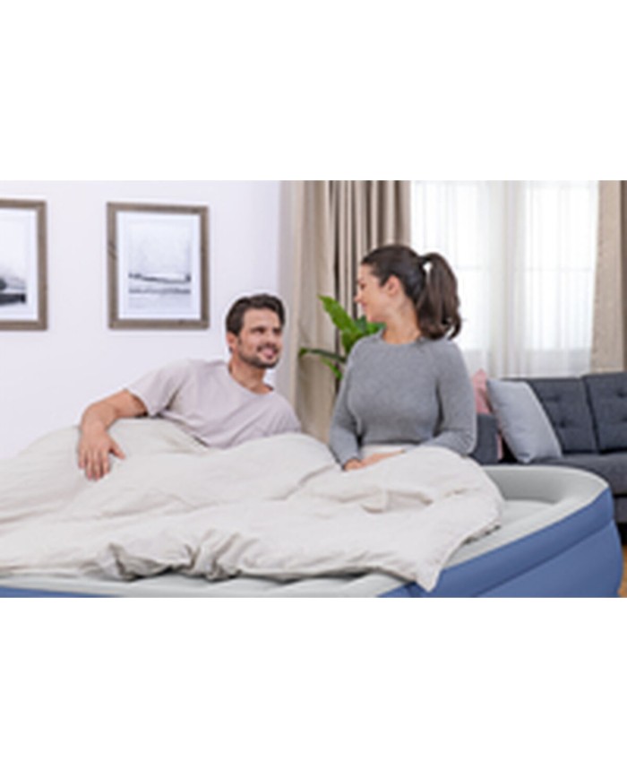 Bestway Letto Doppio con Motore 203x193x56 cm Gonfiabile e Campeggio 67692
