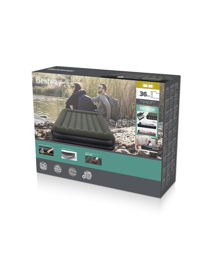 Bestway Materasso Doppio 203x153x36 cm Gonfiabile e Camping 67699 Bestway Materasso Doppio 203x153x36 cm Gonfiabile e Camping 67699
