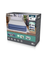 Bestway Letto Doppio con Motore 203x193x56 cm Gonfiabile e Campeggio 67692