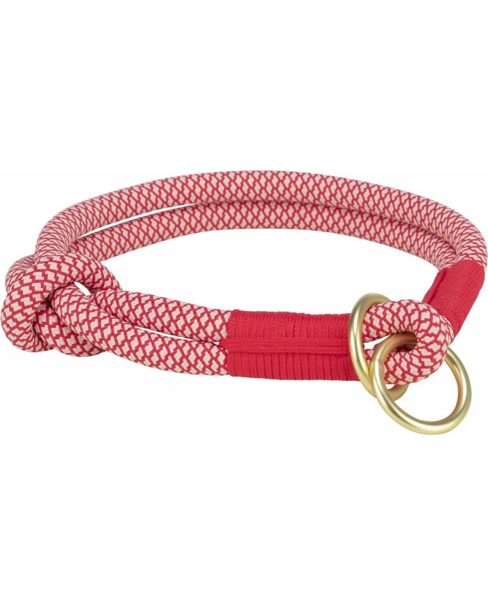 Collari da addestramento per cani Trixie Soft Rope Rosso Crema M 45 cm