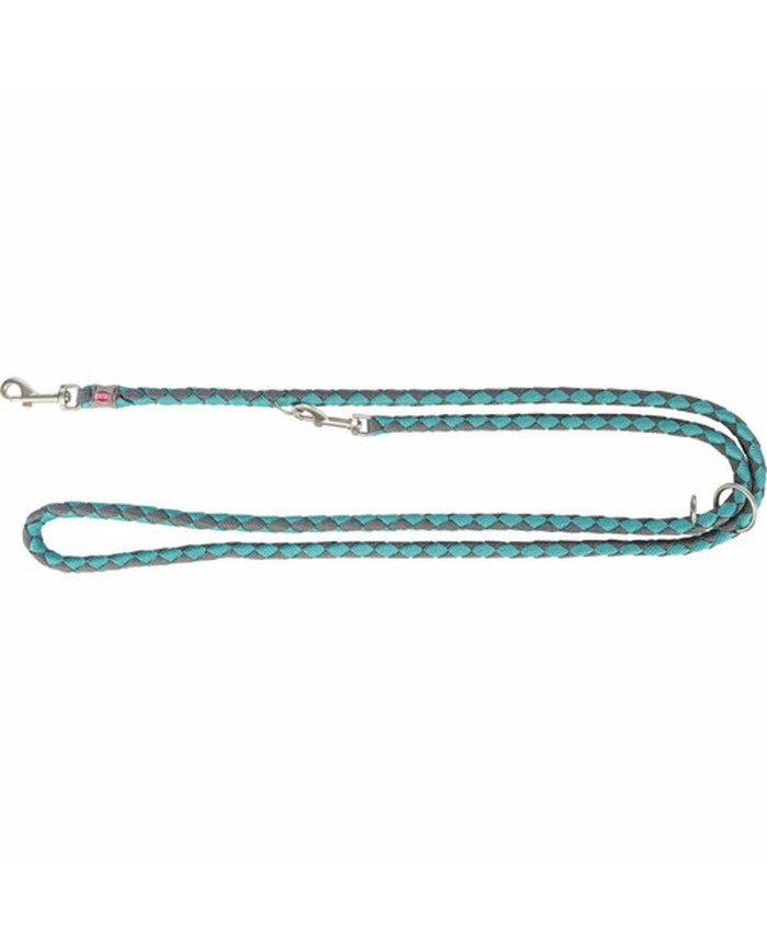 Guinzaglio regolabile per cane Trixie Grafite Azzurro Chiaro S/M 2 m