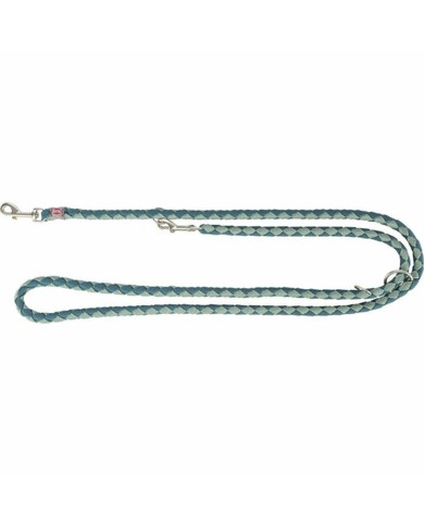 Guinzaglio regolabile per cane Trixie Azzurro Verde L/XL 2 m