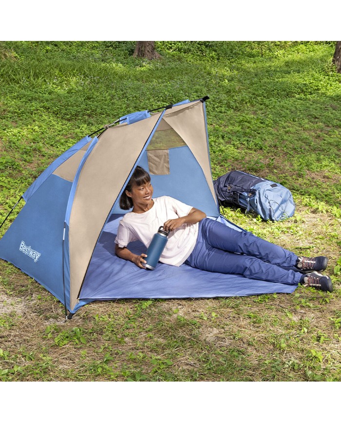 Bestway Tenda Poliestere Fibra di Vetro 200x100x100 cm Gonfiabile e Campeggio 68001