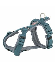 Imbracatura per Cani Trixie Premium Trekking Azzurro Grafite S/M