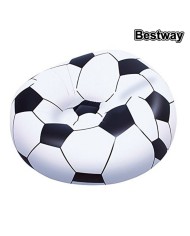 Bestway Poltrona Gigante Calcio 114x112x66 cm +6 Anni Interno e Giardino 75010 Bestway Poltrona Gigante Calcio 114x112x66 cm +6 Anni Interno e Giardino 75010