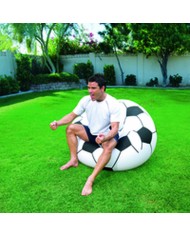 Bestway Poltrona Gigante Calcio 114x112x66 cm +6 Anni Interno e Giardino 75010 Bestway Poltrona Gigante Calcio 114x112x66 cm +6 Anni Interno e Giardino 75010