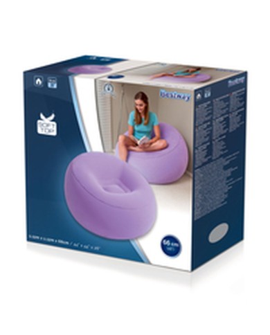 Bestway Poltrona Gonfiabile Gigante Fashion Colore Assortito 112x112x66 cm Interno 75052