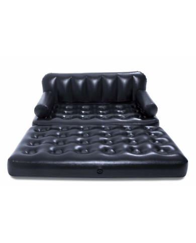 Bestway Poltrona Gonfiabile 5 Posizioni Nero 188x152x64 cm Interno 75054