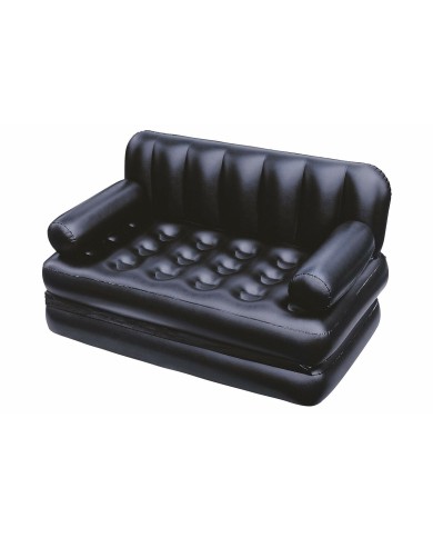 Bestway Poltrona Gonfiabile 5 Posizioni Nero 188x152x64 cm Interno 75054