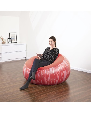 Bestway Poltrona Gonfiabile Gigante Fashion Colore Assortito 112x112x66 cm Interno 75052