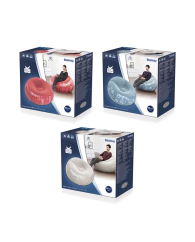 Bestway Poltrona Gonfiabile Gigante Fashion Colore Assortito 112x112x66 cm Interno 75052