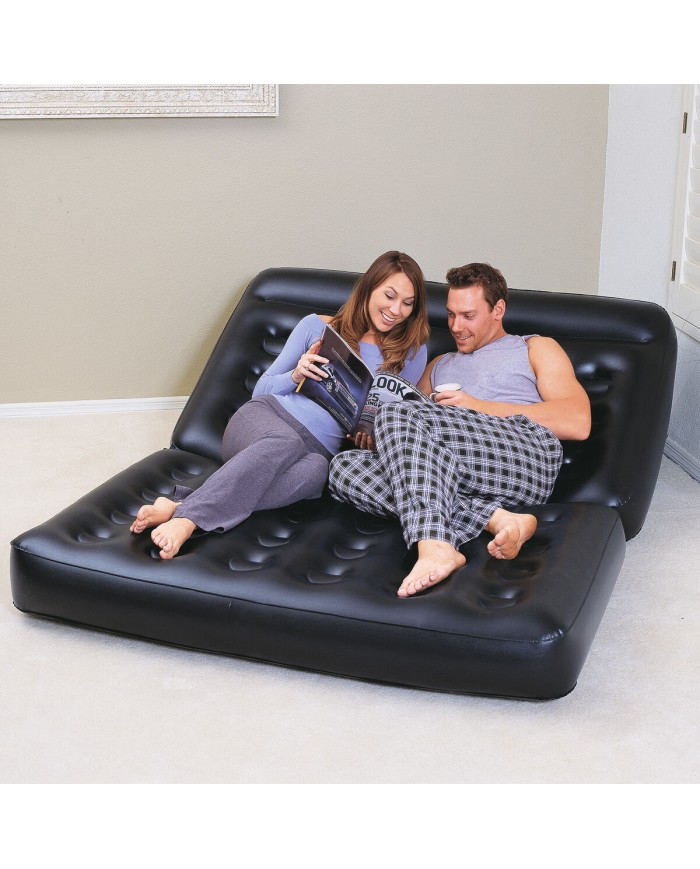 Bestway Poltrona Gonfiabile 5 Posizioni Nero 188x152x64 cm Interno 75054 Bestway Poltrona Gonfiabile 5 Posizioni Nero 188x152x64 cm Interno 75054