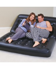 Bestway Poltrona Gonfiabile 5 Posizioni Nero 188x152x64 cm Interno 75054 Bestway Poltrona Gonfiabile 5 Posizioni Nero 188x152x64 cm Interno 75054