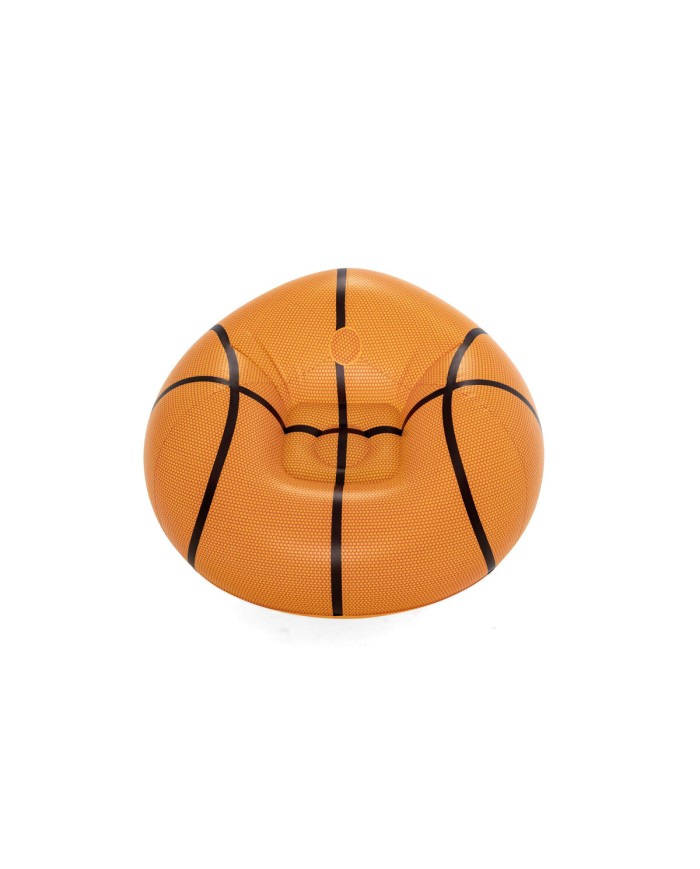 Bestway Poltrona Gonfiabile Gigante Basket 114x112x66 cm +6 Anni Interno e Giardino 75103
