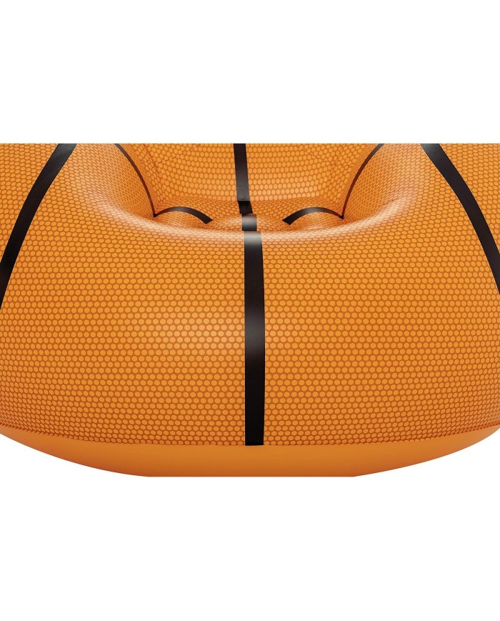Bestway Poltrona Gonfiabile Gigante Basket 114x112x66 cm +6 Anni Interno e Giardino 75103