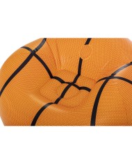 Bestway Poltrona Gonfiabile Gigante Basket 114x112x66 cm +6 Anni Interno e Giardino 75103