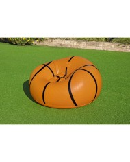 Bestway Poltrona Gonfiabile Gigante Basket 114x112x66 cm +6 Anni Interno e Giardino 75103