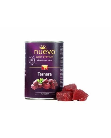 Cibo per gatti Nuevo Carne di vitello 2 Kg 400 gr Cibo per gatti Nuevo Carne di vitello 2 Kg 400 gr