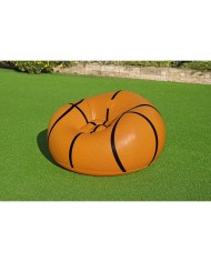 Bestway Poltrona Gonfiabile Gigante Basket 114x112x66 cm +6 Anni Interno e Giardino 75103