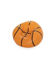 Bestway Poltrona Gonfiabile Gigante Basket 114x112x66 cm +6 Anni Interno e Giardino 75103