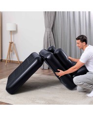 Bestway Poltrona Gonfiabile 4 Posizioni Nero 191x38x25 cm Interno 75114 Bestway Poltrona Gonfiabile 4 Posizioni Nero 191x38x25 cm Interno 75114