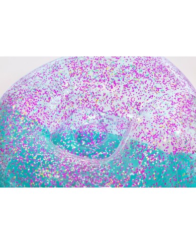 Bestway Gigante Sedia Gonfiabile Glitterata 114x112x66 cm +6 Anni Interno e Giardino 75115 Bestway Gigante Sedia Gonfiabile Glitterata 114x112x66 cm +6 Anni Interno e Giardino 75115