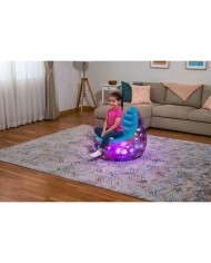 Bestway Sedia Gonfiabile con Luci Led Spaziali 72x72x64 cm +3 Anni Interno e Giardino 75122 Bestway Sedia Gonfiabile con Luci Led Spaziali 72x72x64 cm +3 Anni Interno e Giardino 75122