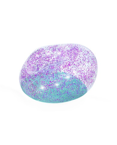 Bestway Gigante Sedia Gonfiabile Glitterata 114x112x66 cm +6 Anni Interno e Giardino 75115 Bestway Gigante Sedia Gonfiabile Glitterata 114x112x66 cm +6 Anni Interno e Giardino 75115