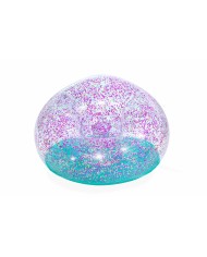 Bestway Gigante Sedia Gonfiabile Glitterata 114x112x66 cm +6 Anni Interno e Giardino 75115