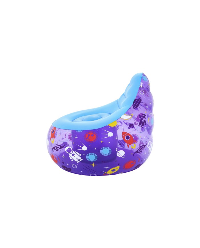 Bestway Sedia Gonfiabile con Luci Led Spaziali 72x72x64 cm +3 Anni Interno e Giardino 75122 Bestway Sedia Gonfiabile con Luci Led Spaziali 72x72x64 cm +3 Anni Interno e Giardino 75122