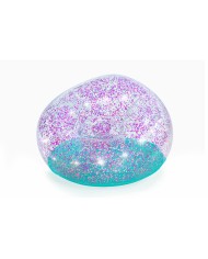 Bestway Gigante Sedia Gonfiabile Glitterata 114x112x66 cm +6 Anni Interno e Giardino 75115