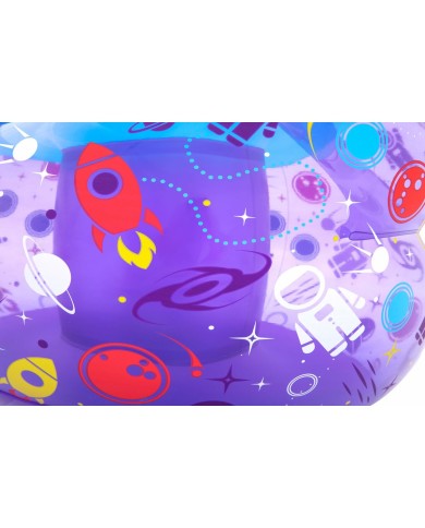 Bestway Sedia Gonfiabile con Luci Led Spaziali 72x72x64 cm +3 Anni Interno e Giardino 75122 Bestway Sedia Gonfiabile con Luci Led Spaziali 72x72x64 cm +3 Anni Interno e Giardino 75122