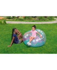 Bestway Gigante Sedia Gonfiabile Glitterata 114x112x66 cm +6 Anni Interno e Giardino 75115