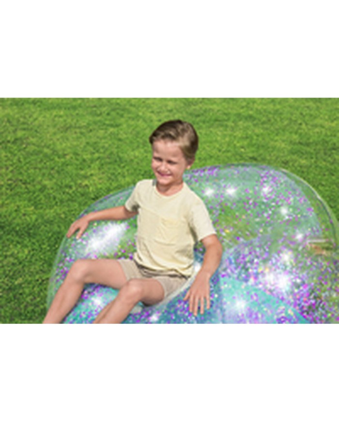 Bestway Gigante Sedia Gonfiabile Glitterata 114x112x66 cm +6 Anni Interno e Giardino 75115