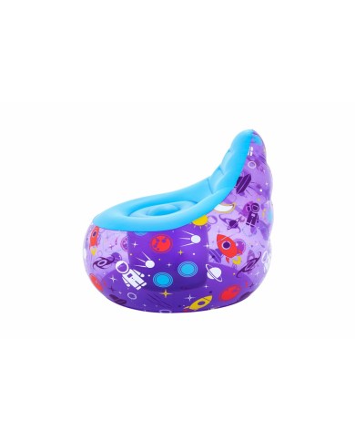 Bestway Sedia Gonfiabile con Luci Led Spaziali 72x72x64 cm +3 Anni Interno e Giardino 75122 Bestway Sedia Gonfiabile con Luci Led Spaziali 72x72x64 cm +3 Anni Interno e Giardino 75122