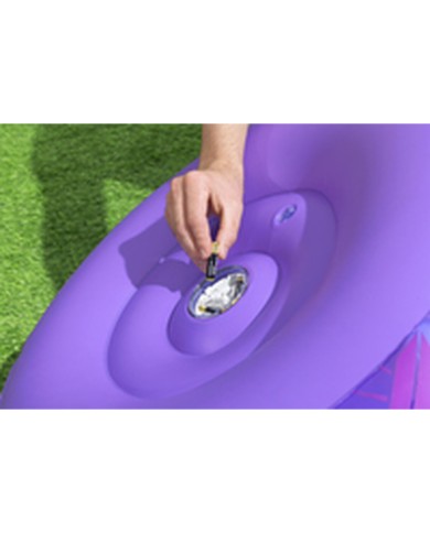 Bestway Sedia Gonfiabile con Luci Led Spaziali 72x72x64 cm +3 Anni Interno e Giardino 75122 Bestway Sedia Gonfiabile con Luci Led Spaziali 72x72x64 cm +3 Anni Interno e Giardino 75122