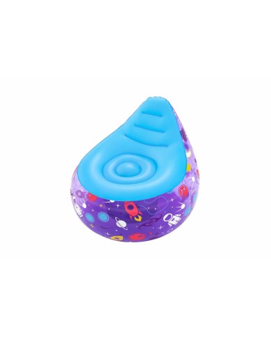 Bestway Sedia Gonfiabile con Luci Led Spaziali 72x72x64 cm +3 Anni Interno e Giardino 75122 Bestway Sedia Gonfiabile con Luci Led Spaziali 72x72x64 cm +3 Anni Interno e Giardino 75122