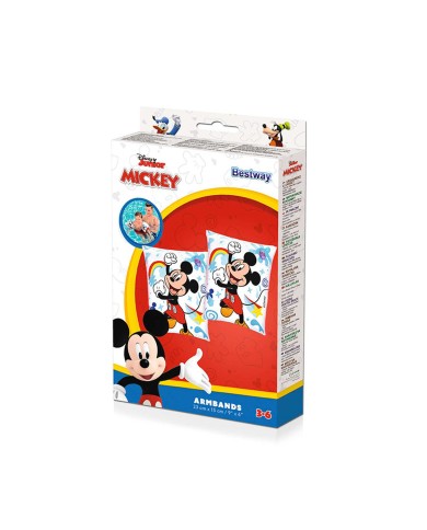 Bestway Braccioli Gonfiabili Disney Mickey & Friends 23x15 cm +3 a 6 Anni Piscina e Spiaggia 91002